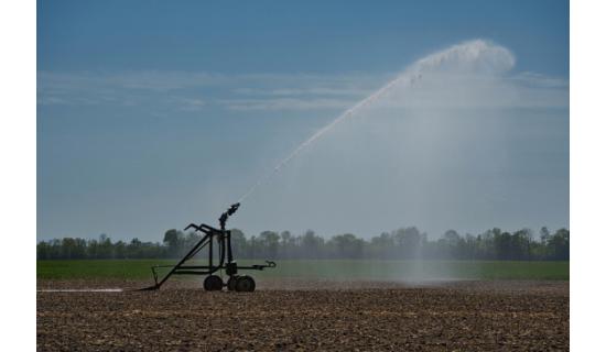 Impianto di irrigazione agricola